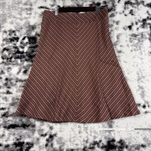 Hazan Skirt‎ Womens Size 12 Acrylic Fit Flare A Line Chevron Hippie